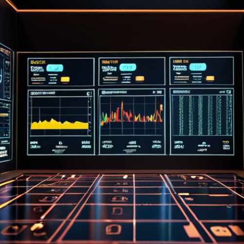 Home 12 **"Futuristic interface showing AI analyzing stock market data, holographic display with company valuation metrics, blend of Arabic calligraphy and high-tech elements, scene illuminated with soft, warm light."** (This emphasizes the role of technology and future trends in company valuation)